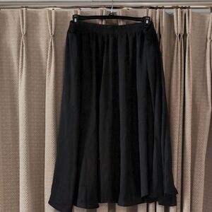 NWT Women's Size 3X Ophelia Roe Black Leopard Print Skirt